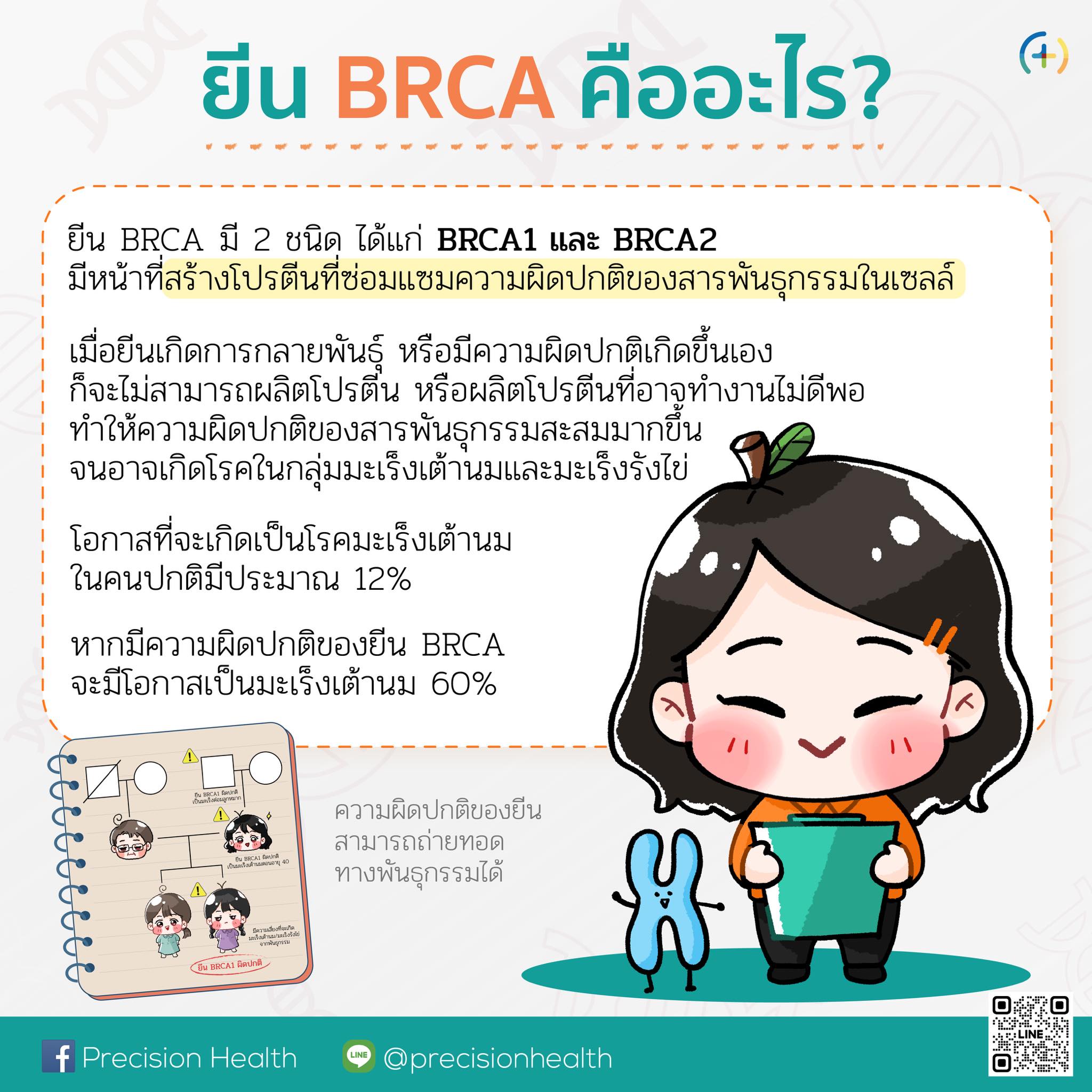 ยีน BRCA คืออะไร?